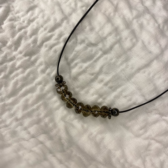 Unique, Vintage, Smokey Quartz, Necklace/Choker - Picture 2 of 4